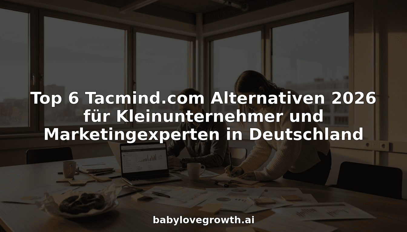 Top 6 Tacmind.com Alternativen 2026 für Kleinunternehmer und Marketingexperten in Deutschland