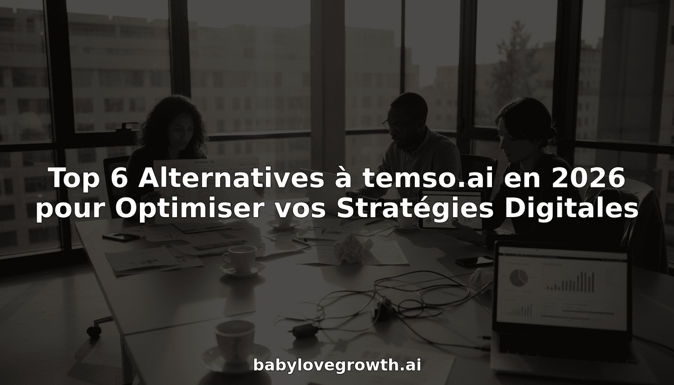 Top 6 Alternatives à temso.ai en 2026 pour Optimiser vos Stratégies Digitales