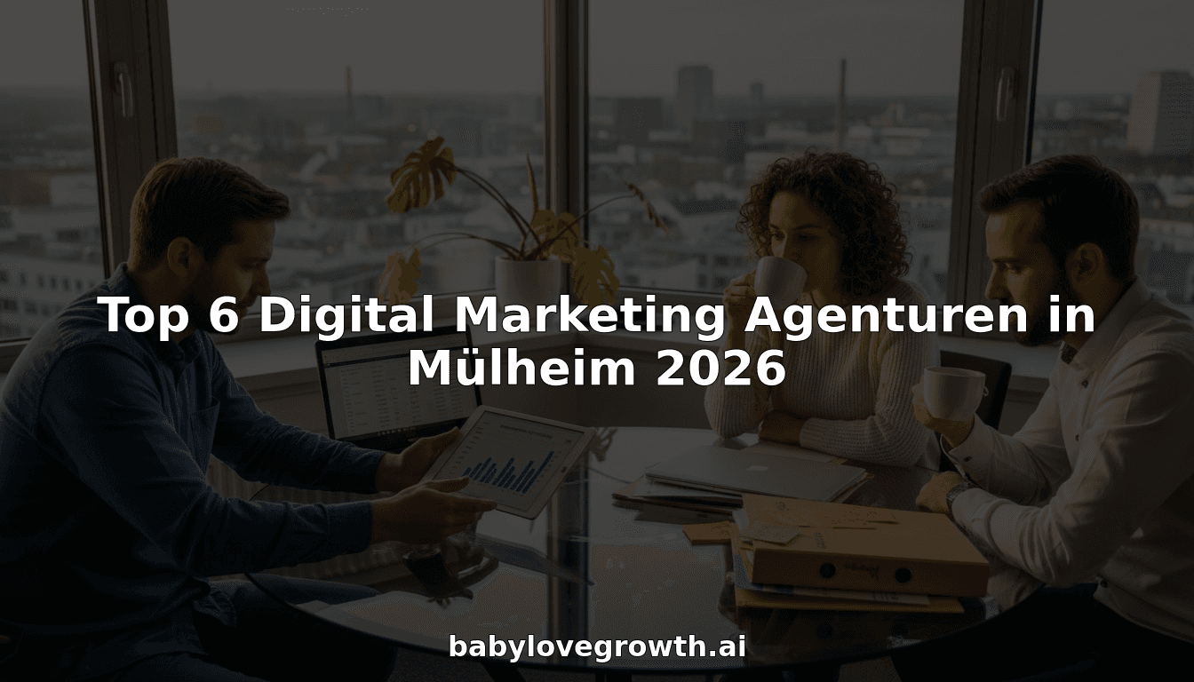 Top 6 Digital Marketing Agenturen in Mülheim 2026