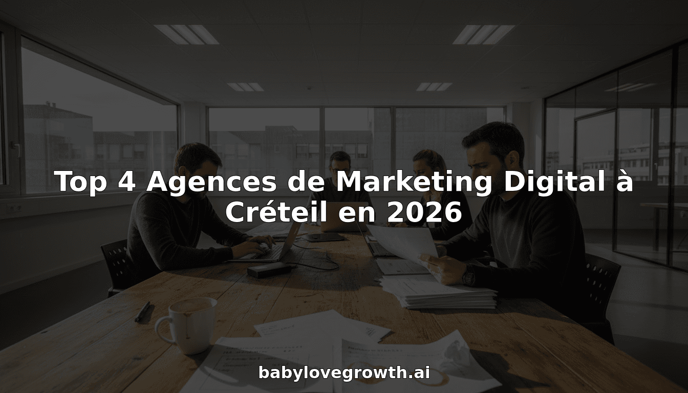 Top 4 Agences de Marketing Digital à Créteil en 2026