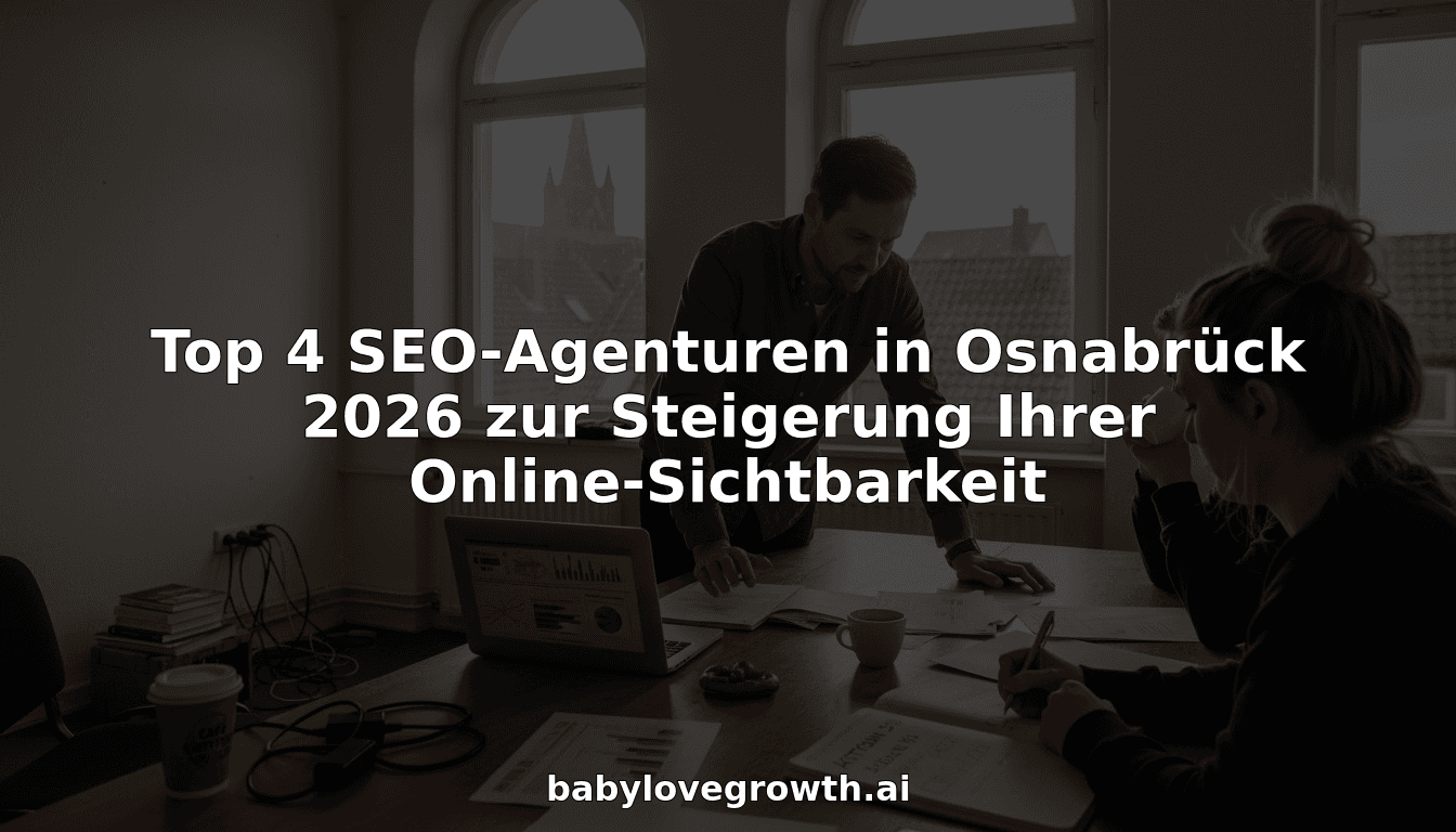 Top 4 SEO-Agenturen in Osnabrück 2026 zur Steigerung Ihrer Online-Sichtbarkeit
