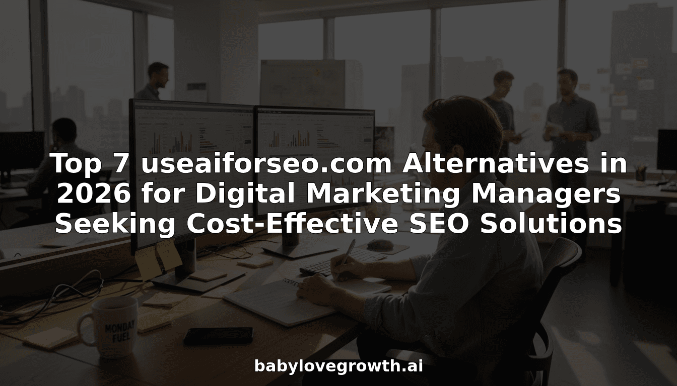 Top 7 useaiforseo.com Alternatives in 2026 for Digital Marketing Managers Seeking Cost-Effective SEO Solutions