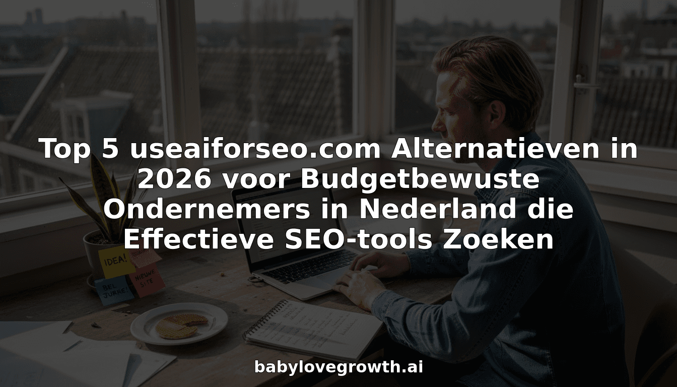 Top 5 useaiforseo.com Alternatieven in 2026 voor Budgetbewuste Ondernemers in Nederland die Effectieve SEO-tools Zoeken