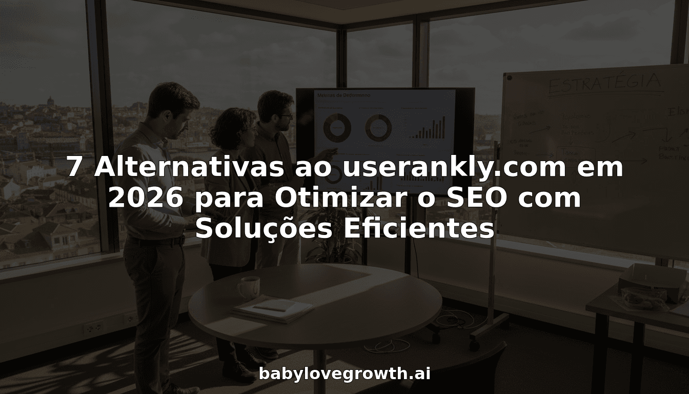 7 Alternativas ao userankly.com em 2026 para Otimizar o SEO com Soluções Eficientes
