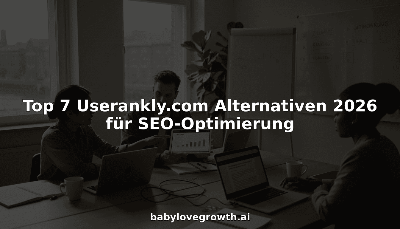 Top 7 Userankly.com Alternativen 2026 für SEO-Optimierung