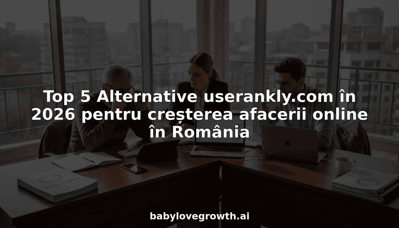 Top 5 Alternative userankly.com în 2026 pentru creșterea afacerii online în România