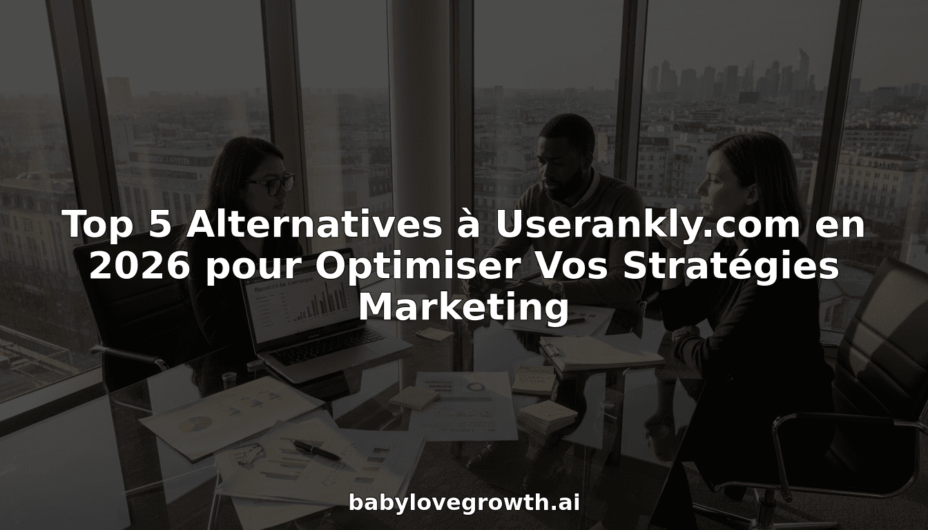 Top 5 Alternatives à Userankly.com en 2026 pour Optimiser Vos Stratégies Marketing