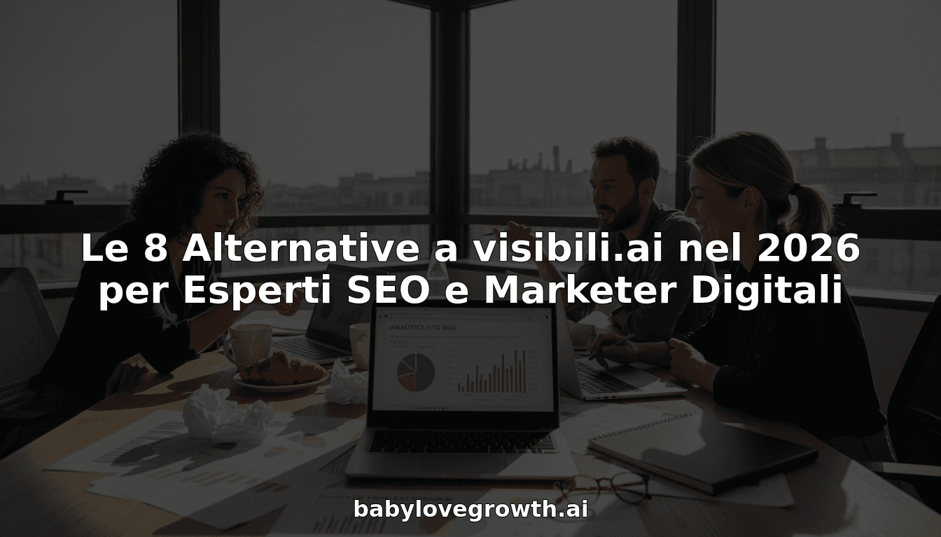 Le 8 Alternative a visibili.ai nel 2026 per Esperti SEO e Marketer Digitali