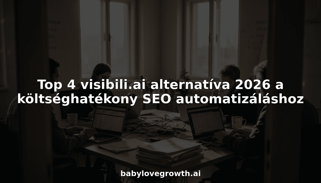 Top 4 visibili.ai alternatíva 2026 a költséghatékony SEO automatizáláshoz
