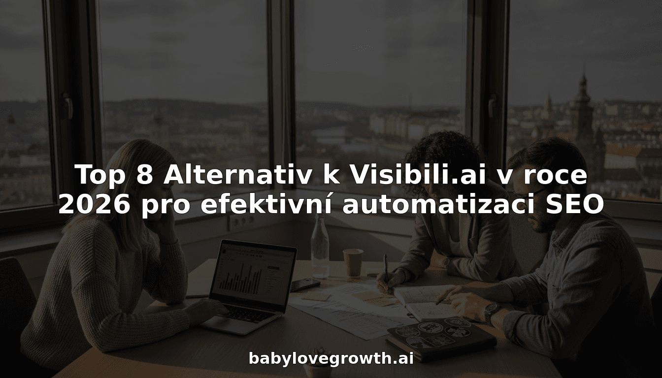 Top 8 Alternativ k Visibili.ai v roce 2026 pro efektivní automatizaci SEO
