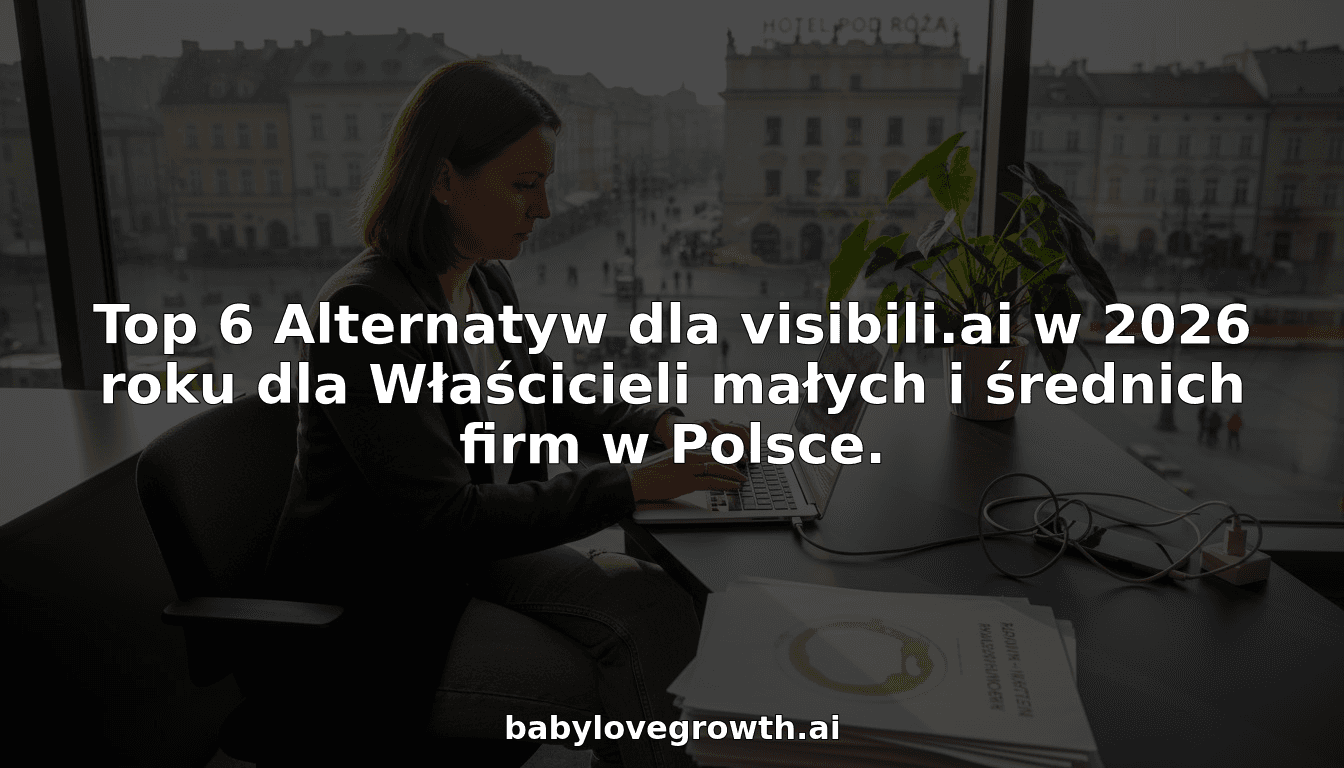 Top 6 Alternatyw dla visibili.ai w 2026 roku dla Właścicieli małych i średnich firm w Polsce.