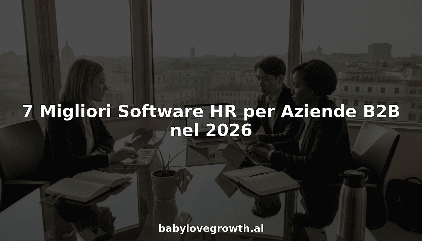 7 Migliori Software HR per Aziende B2B nel 2026