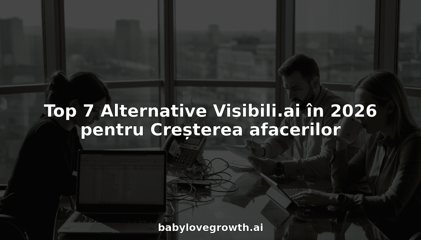 Top 7 Alternative Visibili.ai în 2026 pentru Creșterea afacerilor