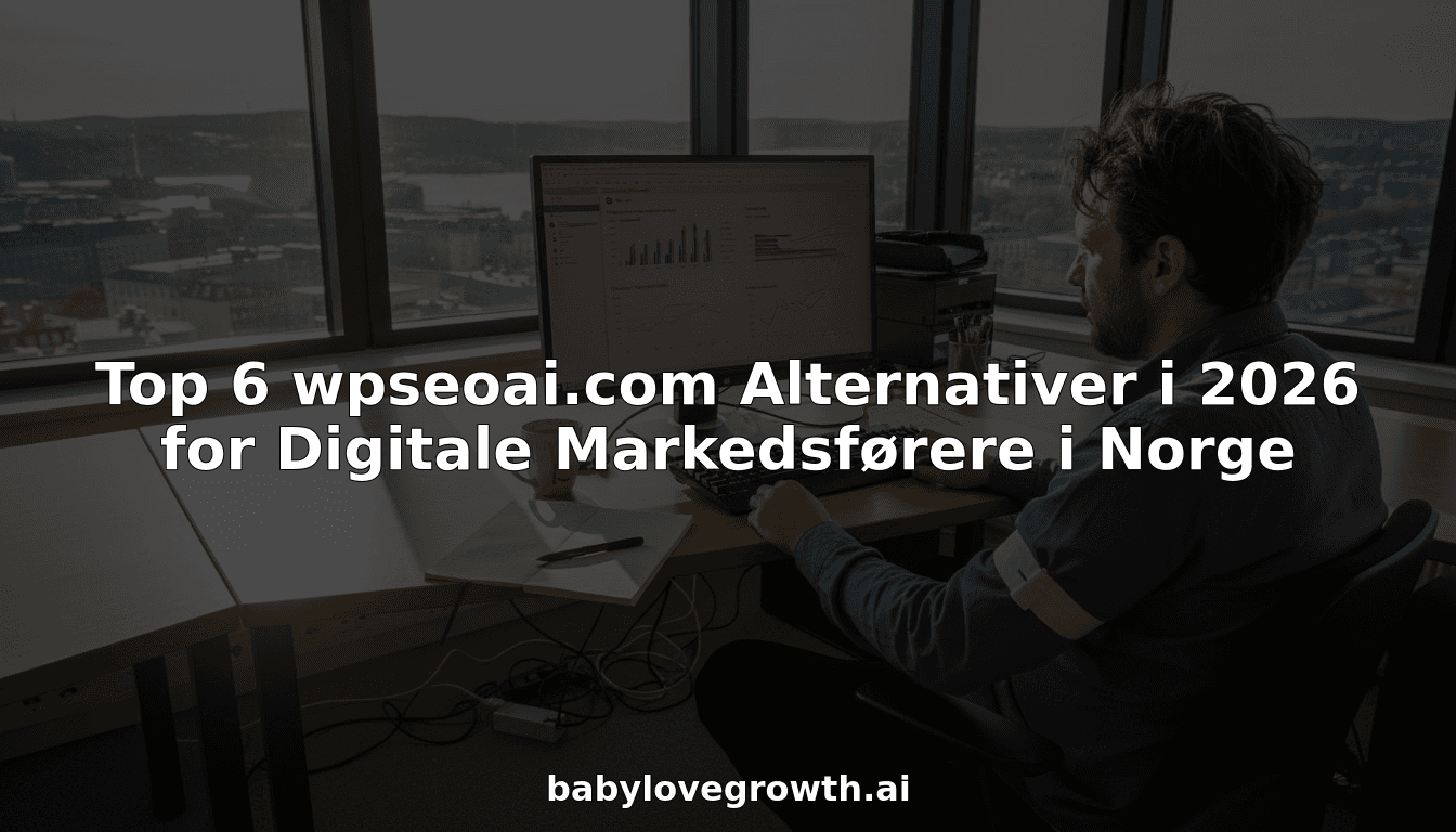 Top 6 wpseoai.com Alternativer i 2026 for Digitale Markedsførere i Norge