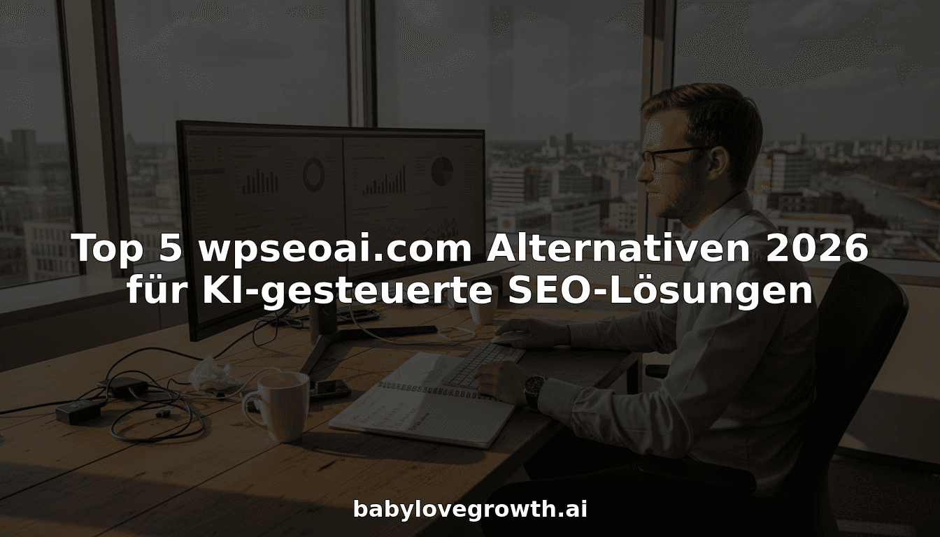 Top 5 wpseoai.com Alternativen 2026 für KI-gesteuerte SEO-Lösungen