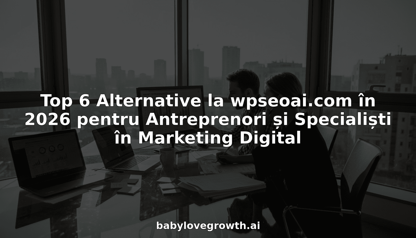 Top 6 Alternative la wpseoai.com în 2026 pentru Antreprenori și Specialiști în Marketing Digital