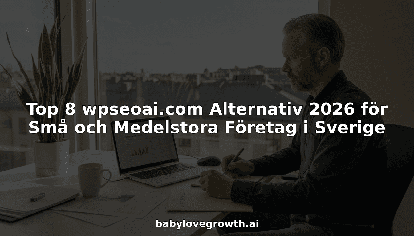 Top 8 wpseoai.com Alternativ 2026 för Små och Medelstora Företag i Sverige