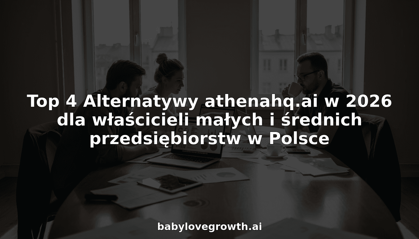 Top 4 Alternatywy athenahq.ai w 2026 dla właścicieli małych i średnich przedsiębiorstw w Polsce
