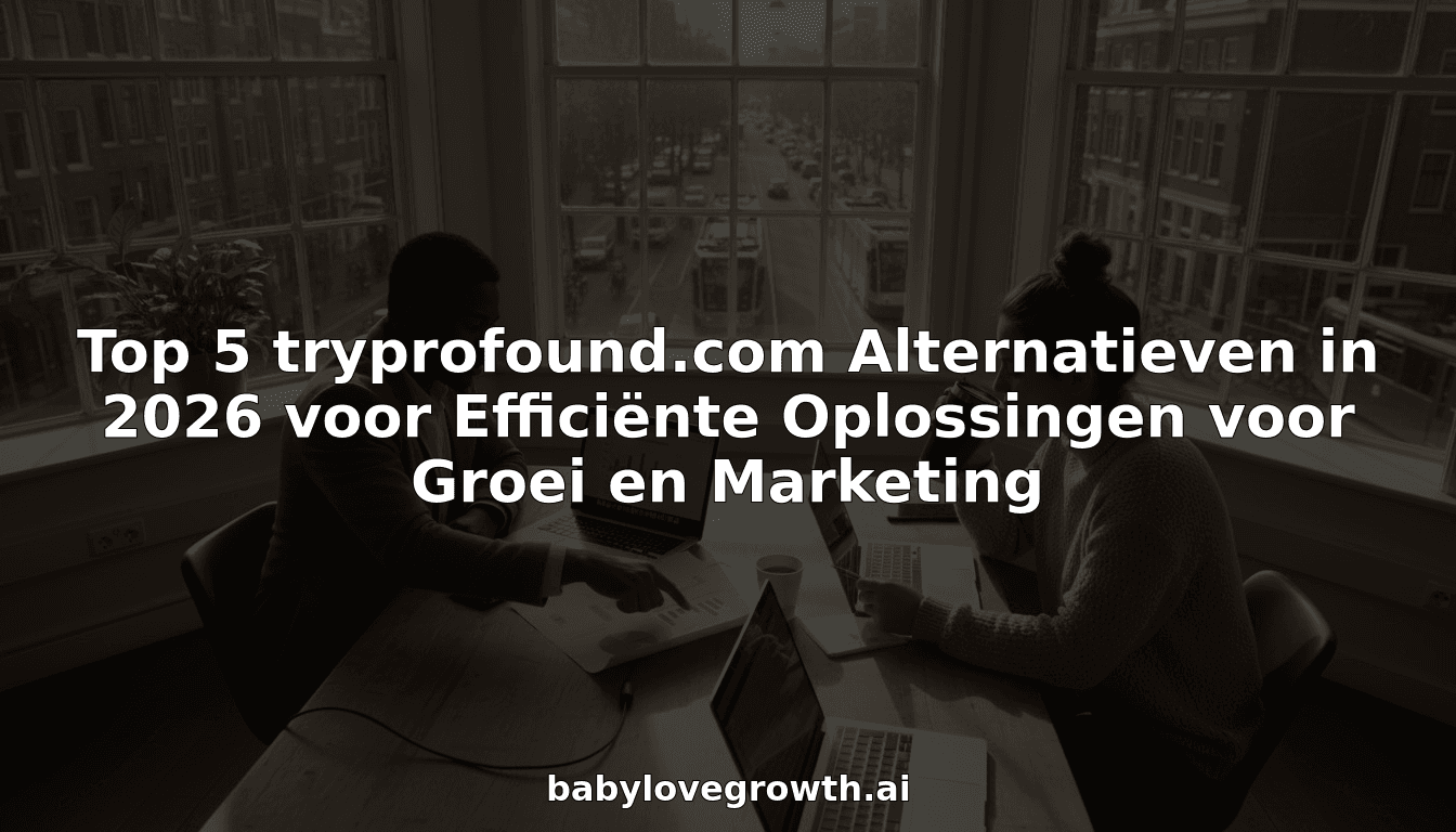 Top 5 tryprofound.com Alternatieven in 2026 voor Efficiënte Oplossingen voor Groei en Marketing