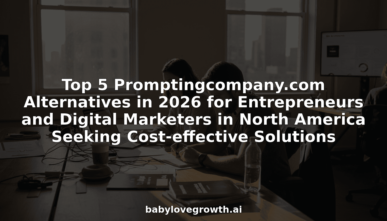 Top 5 Promptingcompany.com Alternatives in 2026 for Entrepreneurs and Digital Marketers in North America Seeking Cost-effective Solutions