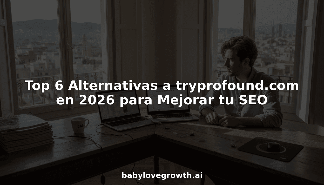 Top 6 Alternativas a tryprofound.com en 2026 para Mejorar tu SEO