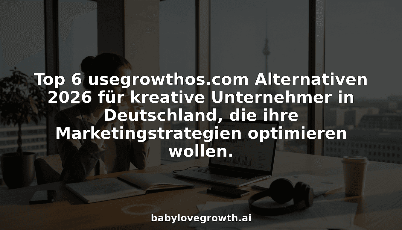 Top 6 usegrowthos.com Alternativen 2026 für kreative Unternehmer in Deutschland, die ihre Marketingstrategien optimieren wollen.