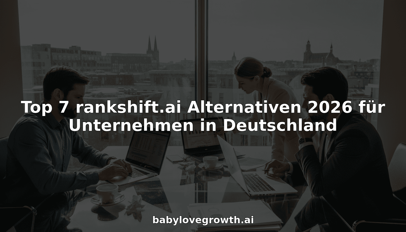Top 7 rankshift.ai Alternativen 2026 für Unternehmen in Deutschland