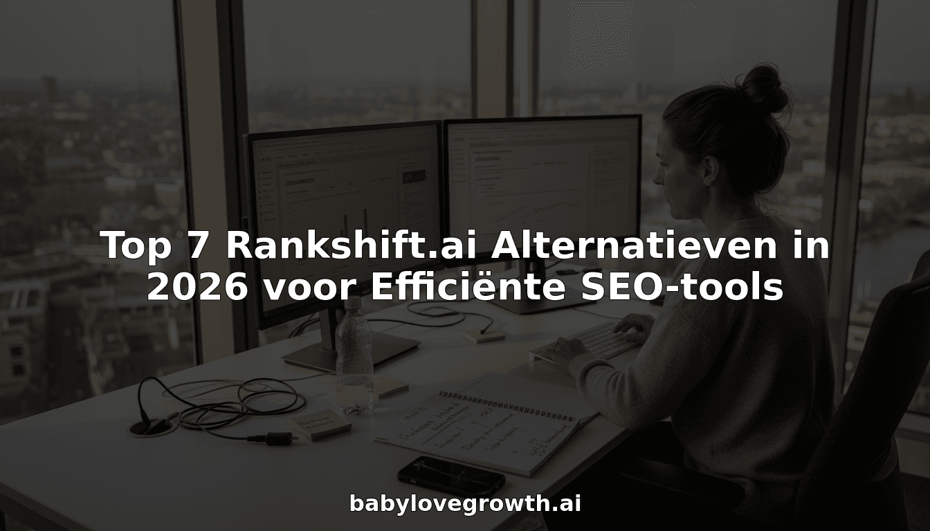 Top 7 Rankshift.ai Alternatieven in 2026 voor Efficiënte SEO-tools