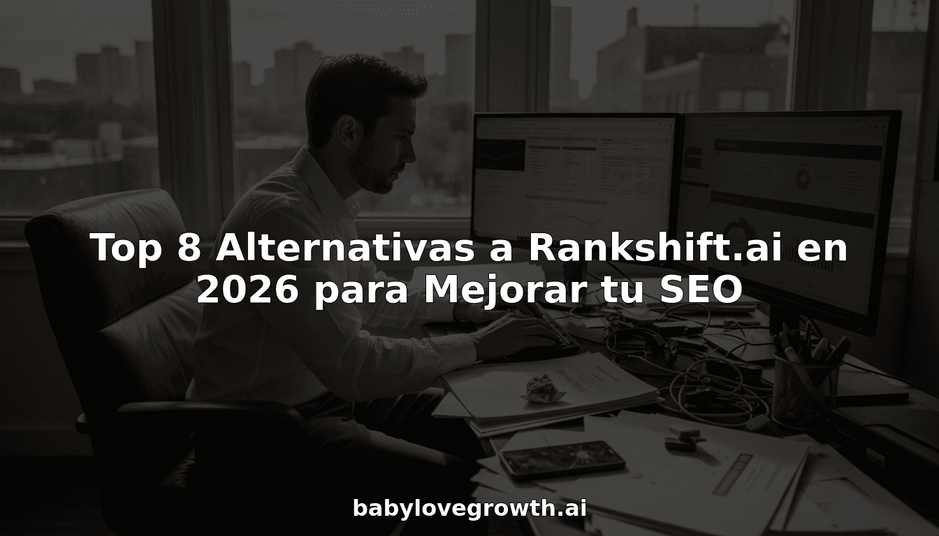 Top 8 Alternativas a Rankshift.ai en 2026 para Mejorar tu SEO