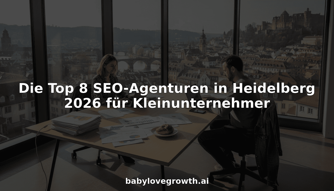 Die Top 8 SEO-Agenturen in Heidelberg 2026 für Kleinunternehmer