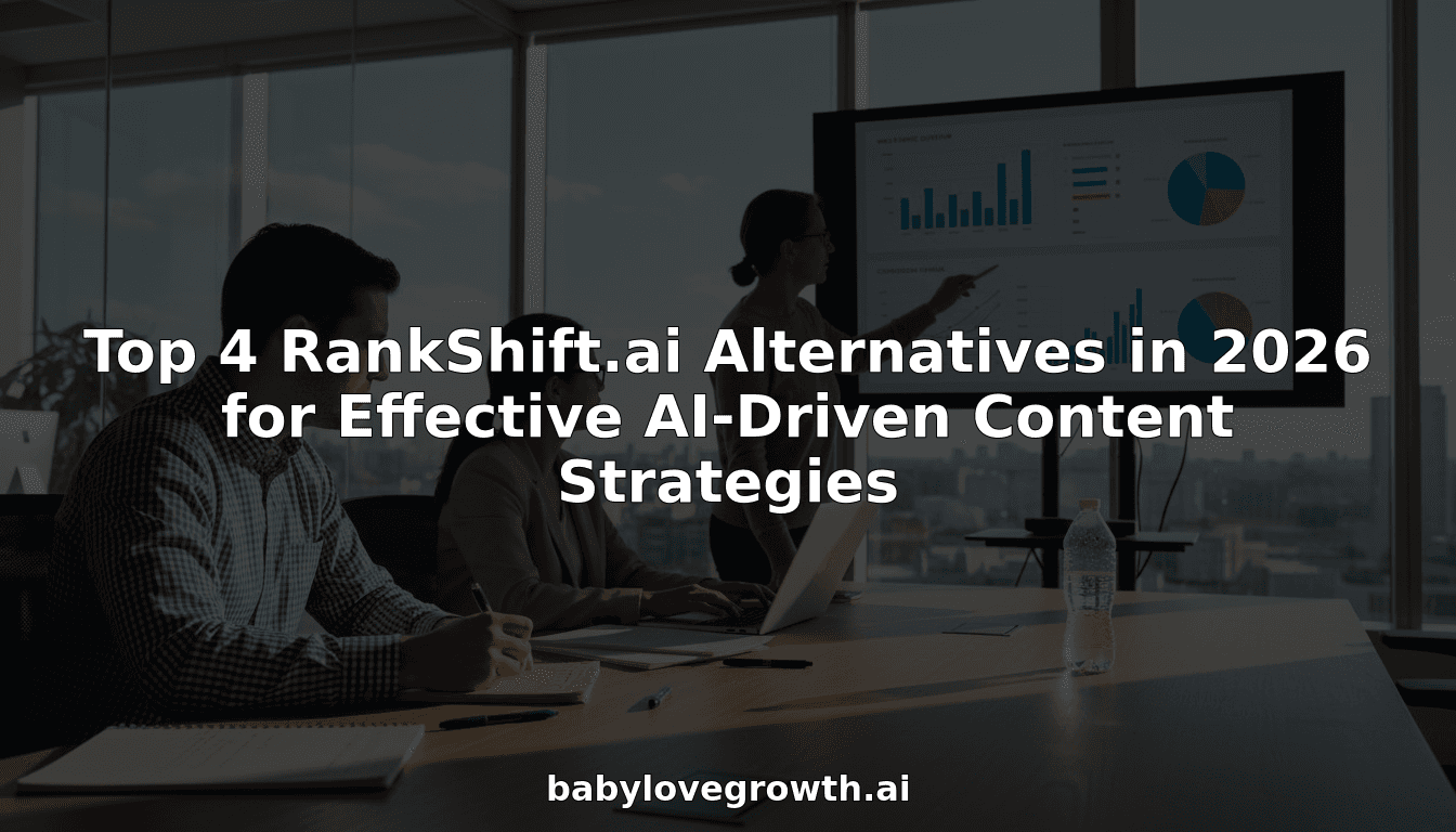 Top 4 RankShift.ai Alternatives in 2026 for Effective AI-Driven Content Strategies