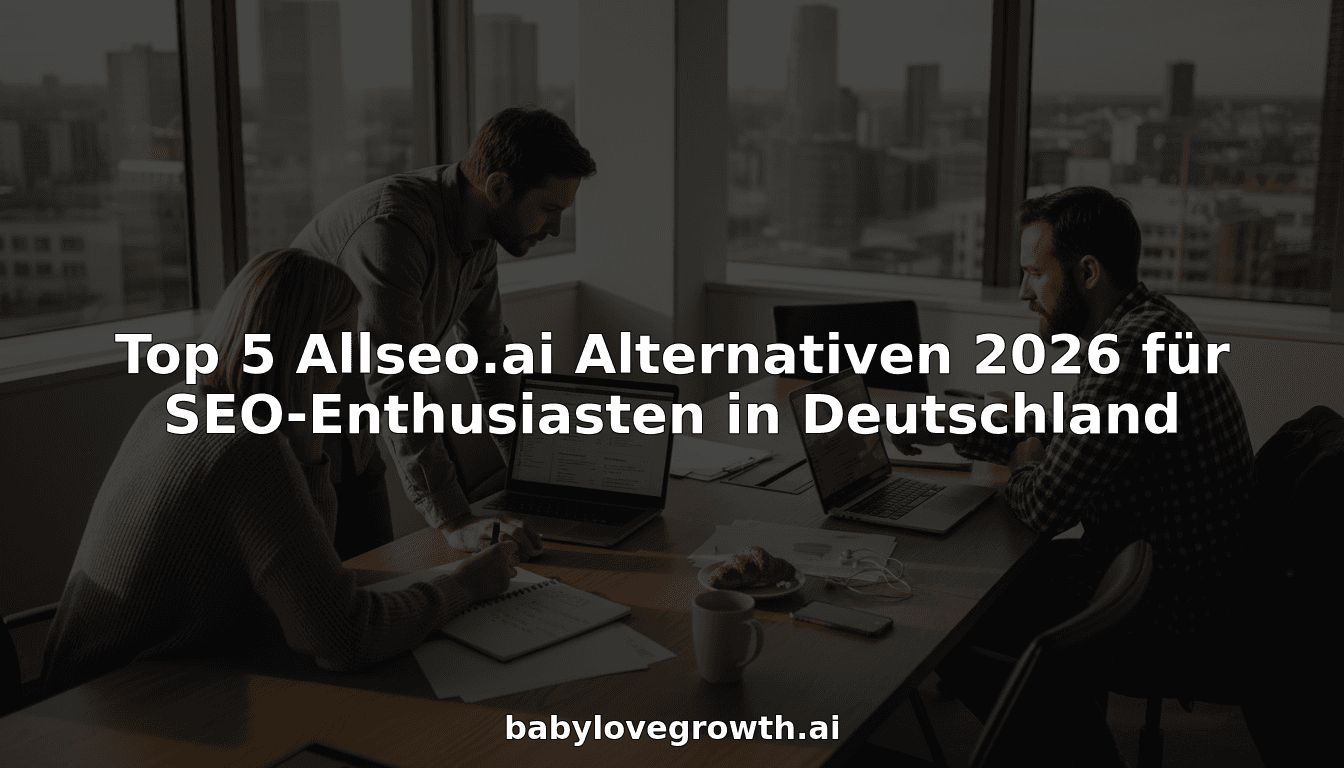 Top 5 Allseo.ai Alternativen 2026 für SEO-Enthusiasten in Deutschland
