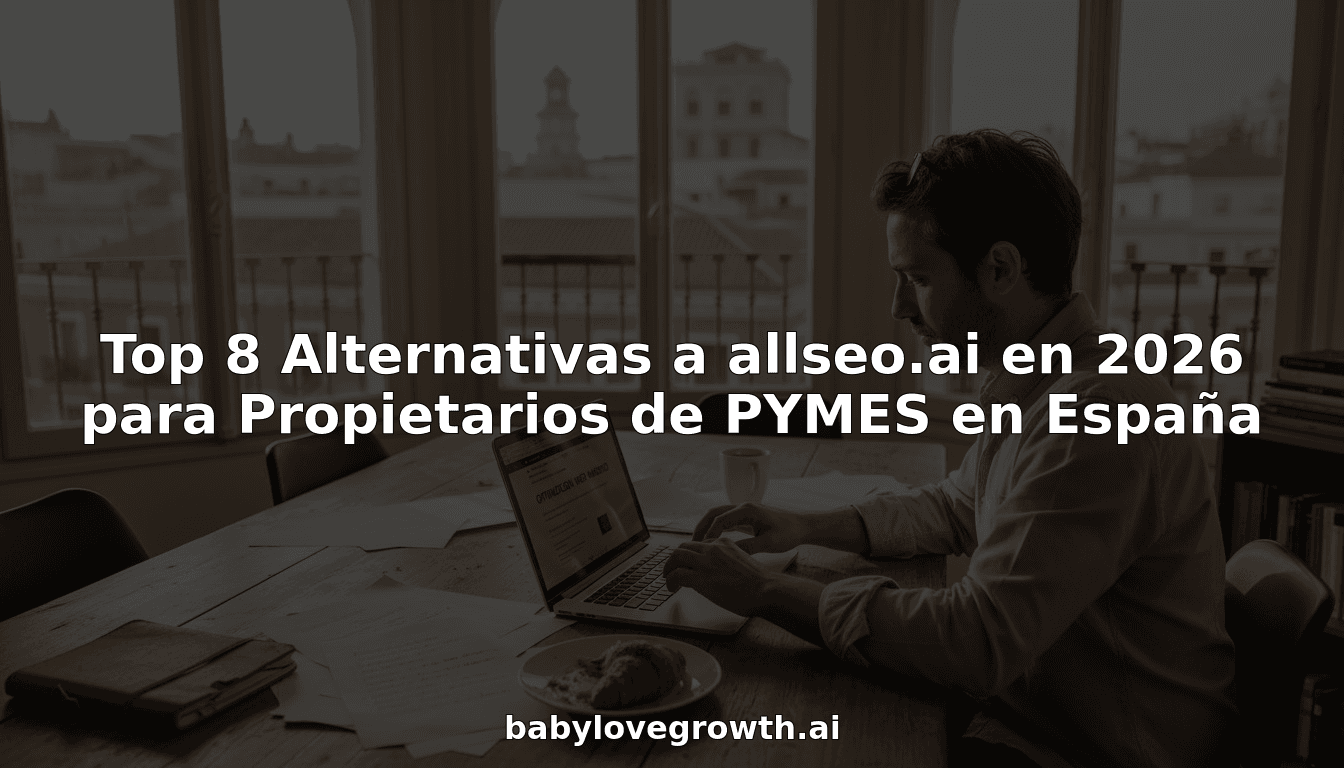 Top 8 Alternativas a allseo.ai en 2026 para Propietarios de PYMES en España