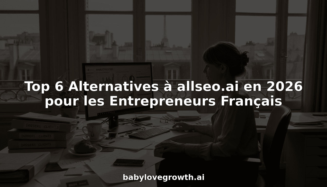 Top 6 Alternatives à allseo.ai en 2026 pour les Entrepreneurs Français