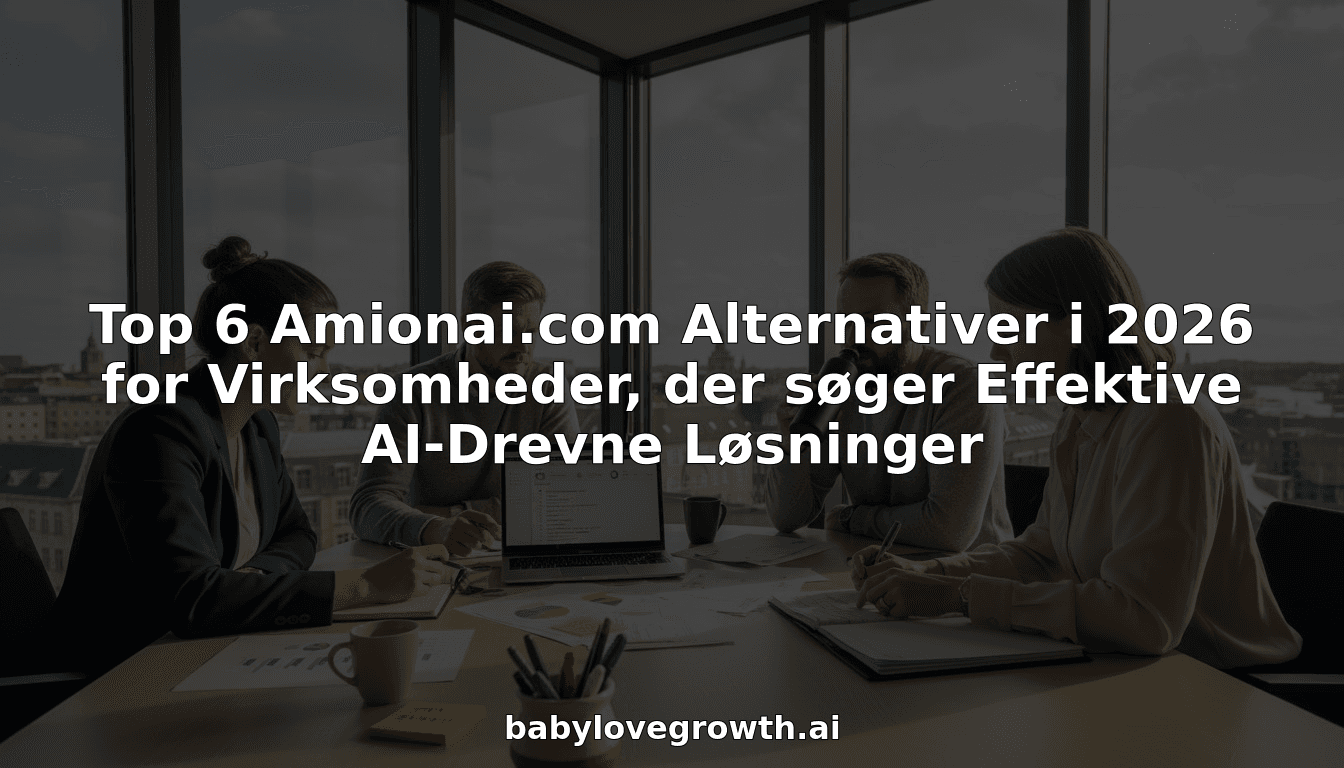 Top 6 Amionai.com Alternativer i 2026 for Virksomheder, der søger Effektive AI-Drevne Løsninger