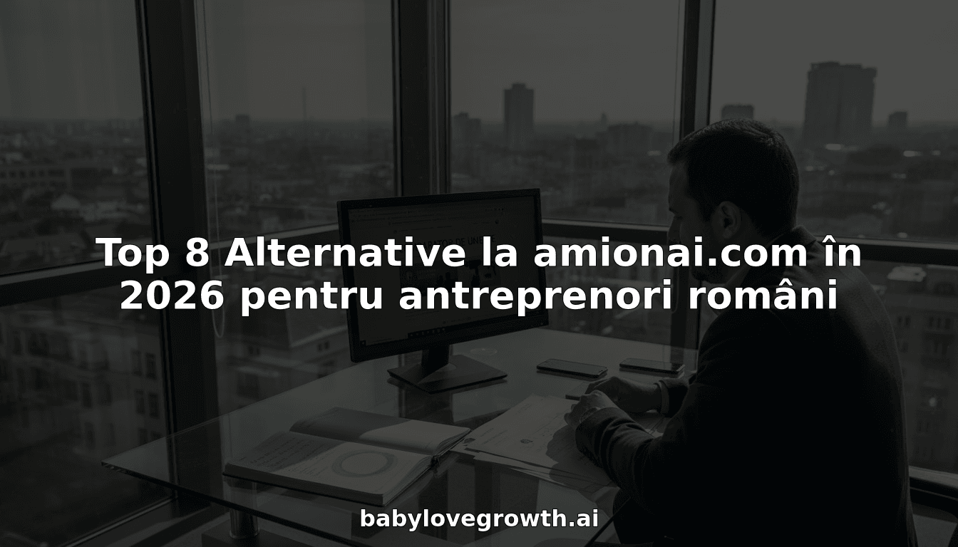 Top 8 Alternative la amionai.com în 2026 pentru antreprenori români