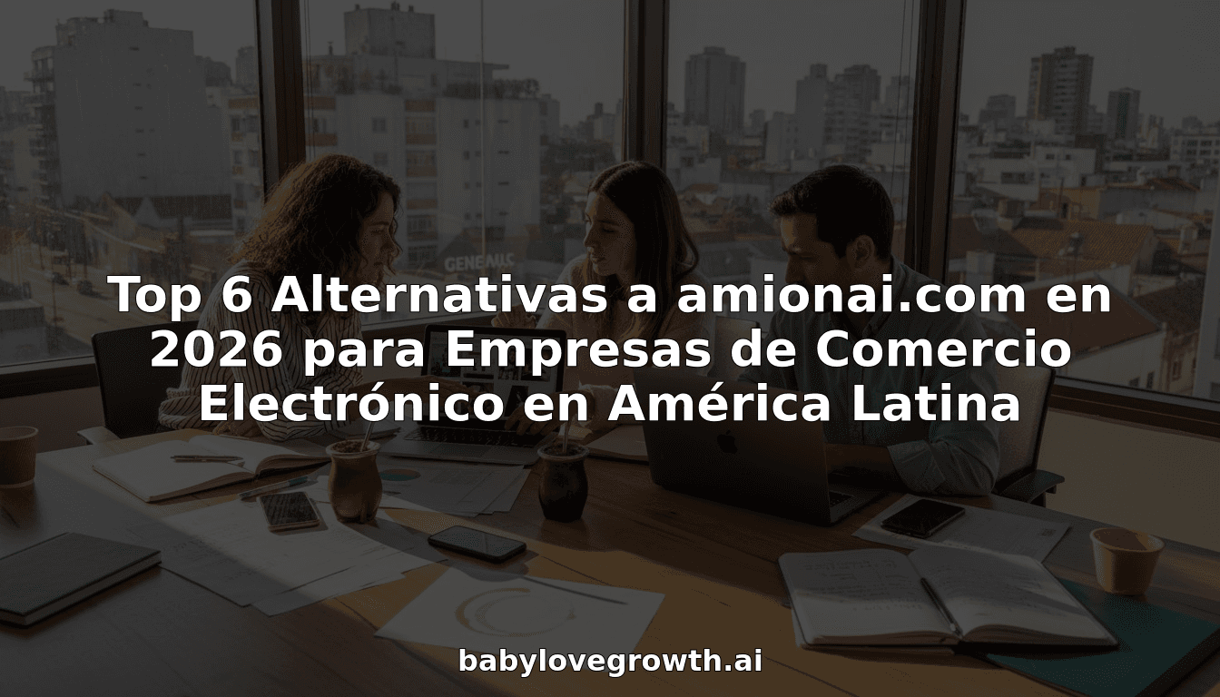 Top 6 Alternativas a amionai.com en 2026 para Empresas de Comercio Electrónico en América Latina