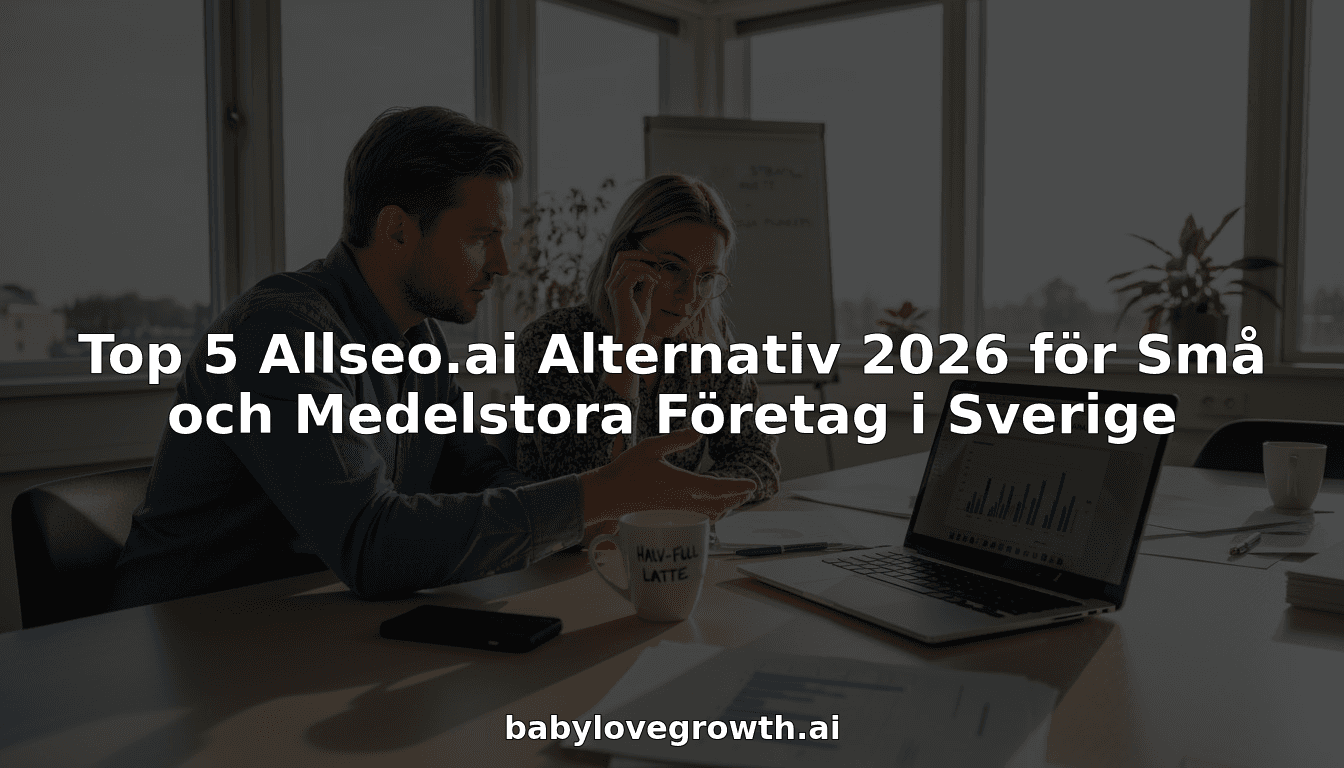Top 5 Allseo.ai Alternativ 2026 för Små och Medelstora Företag i Sverige