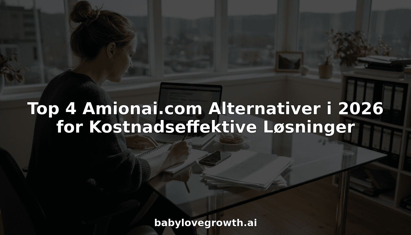 Top 4 Amionai.com Alternativer i 2026 for Kostnadseffektive Løsninger