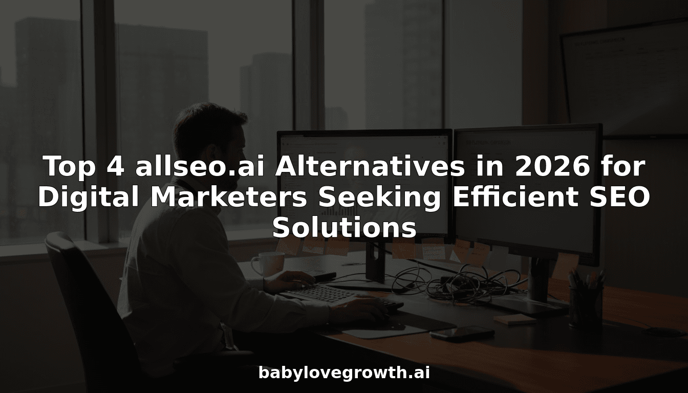 Top 4 allseo.ai Alternatives in 2026 for Digital Marketers Seeking Efficient SEO Solutions