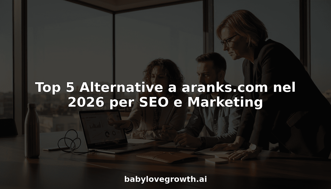 Top 5 Alternative a aranks.com nel 2026 per SEO e Marketing