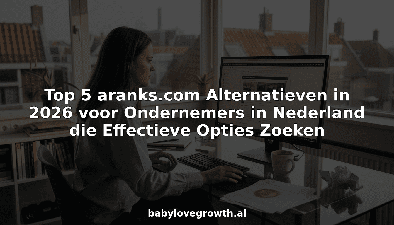 Top 5 aranks.com Alternatieven in 2026 voor Ondernemers in Nederland die Effectieve Opties Zoeken