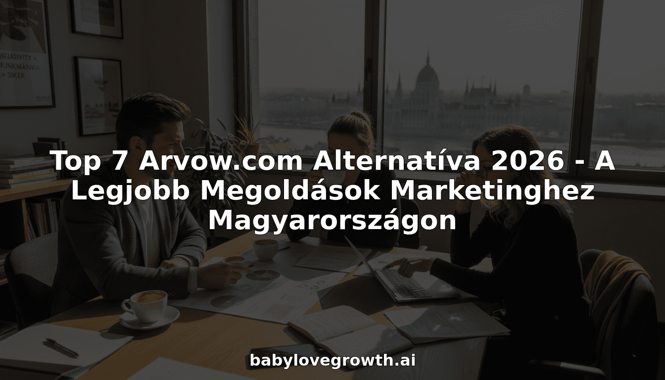 Top 7 Arvow.com Alternatíva 2026 - A Legjobb Megoldások Marketinghez Magyarországon