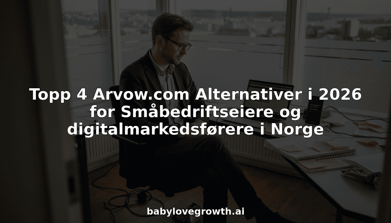 Topp 4 Arvow.com Alternativer i 2026 for Småbedriftseiere og digitalmarkedsførere i Norge