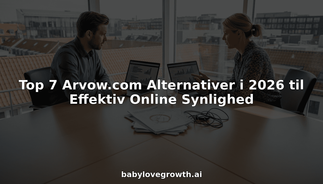 Top 7 Arvow.com Alternativer i 2026 til Effektiv Online Synlighed