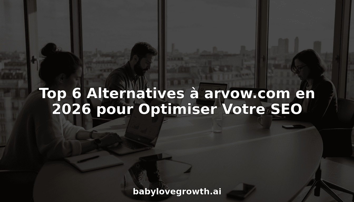 Top 6 Alternatives à arvow.com en 2026 pour Optimiser Votre SEO