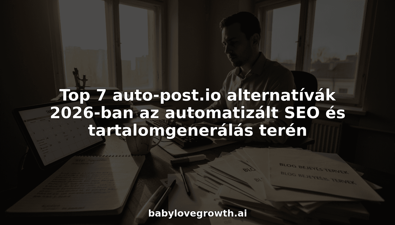 Top 7 auto-post.io alternatívák 2026-ban az automatizált SEO és tartalomgenerálás terén