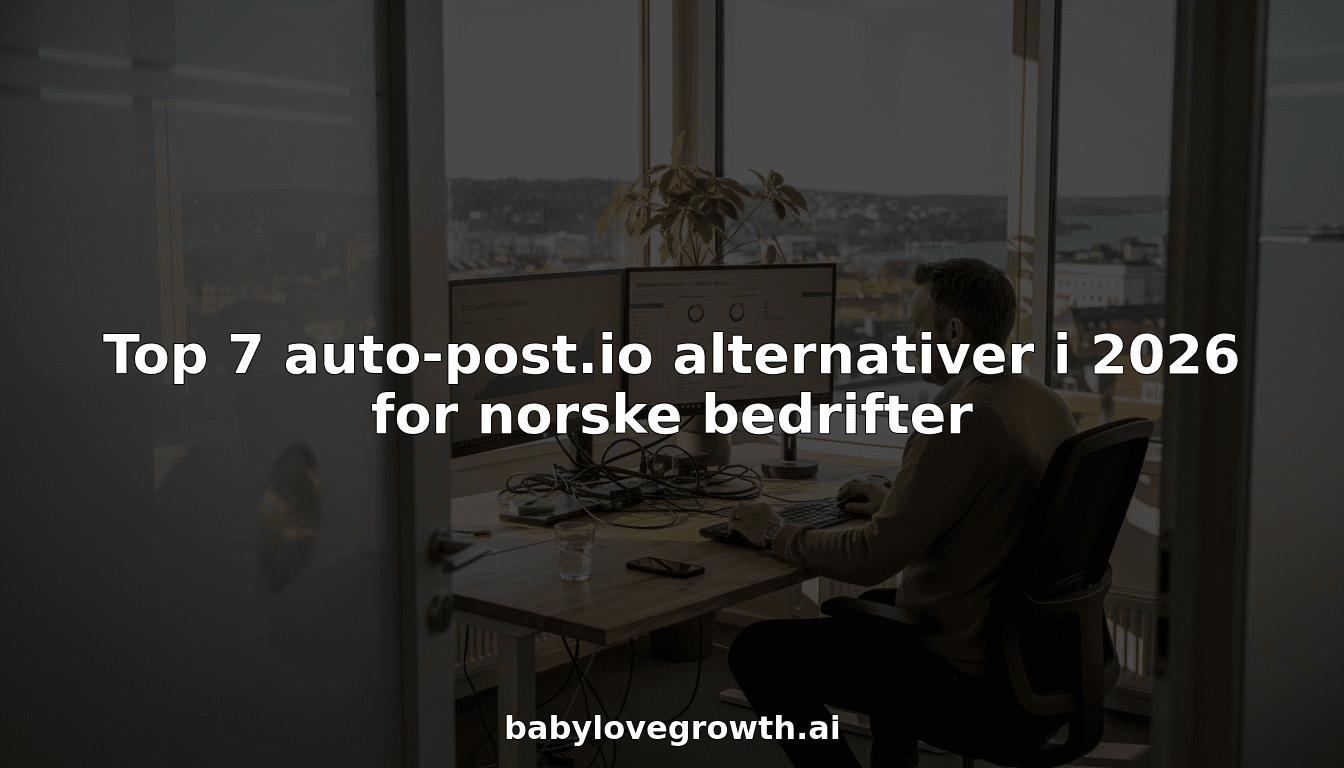 Top 7 auto-post.io alternativer i 2026 for norske bedrifter