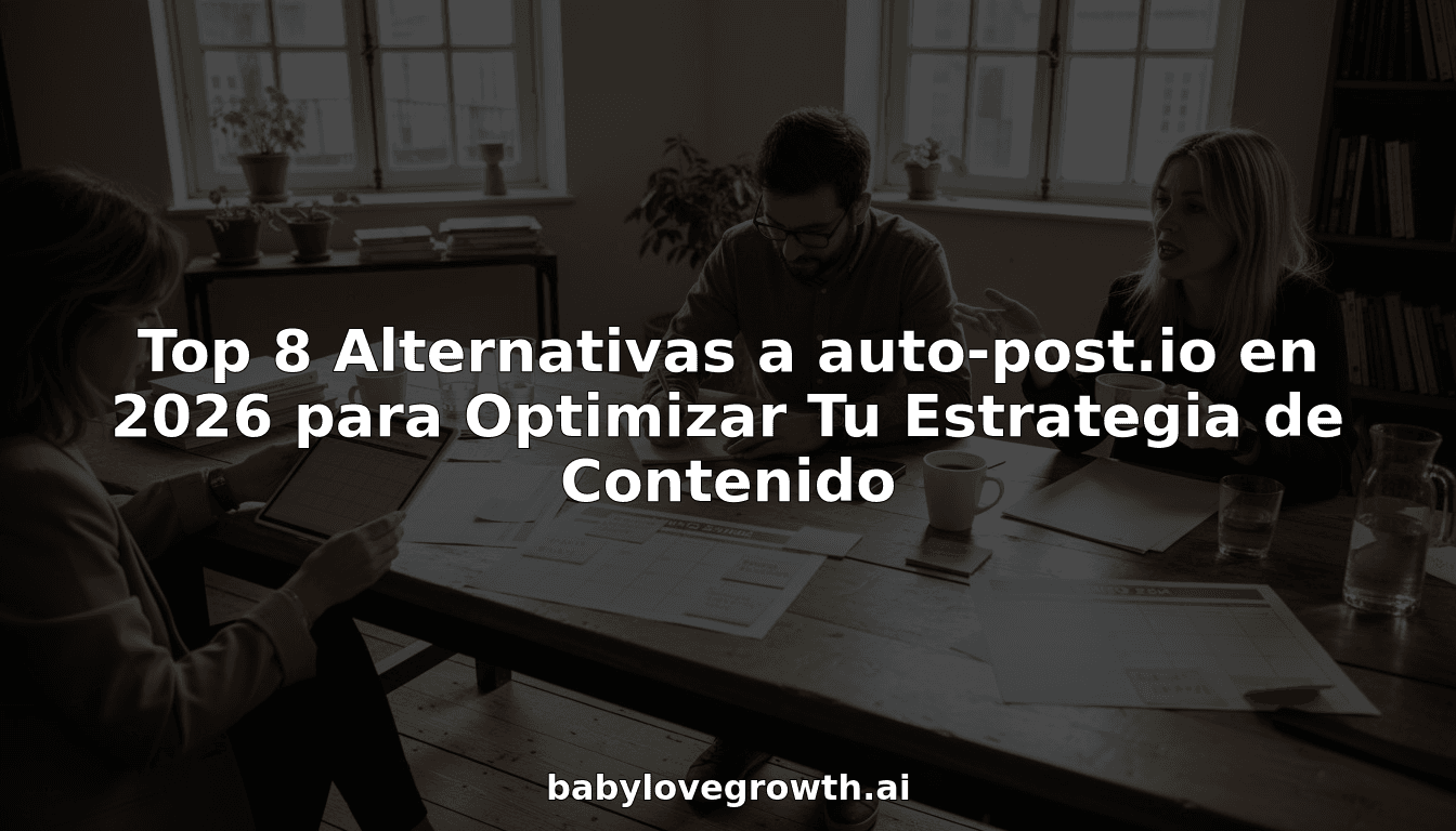 Top 8 Alternativas a auto-post.io en 2026 para Optimizar Tu Estrategia de Contenido