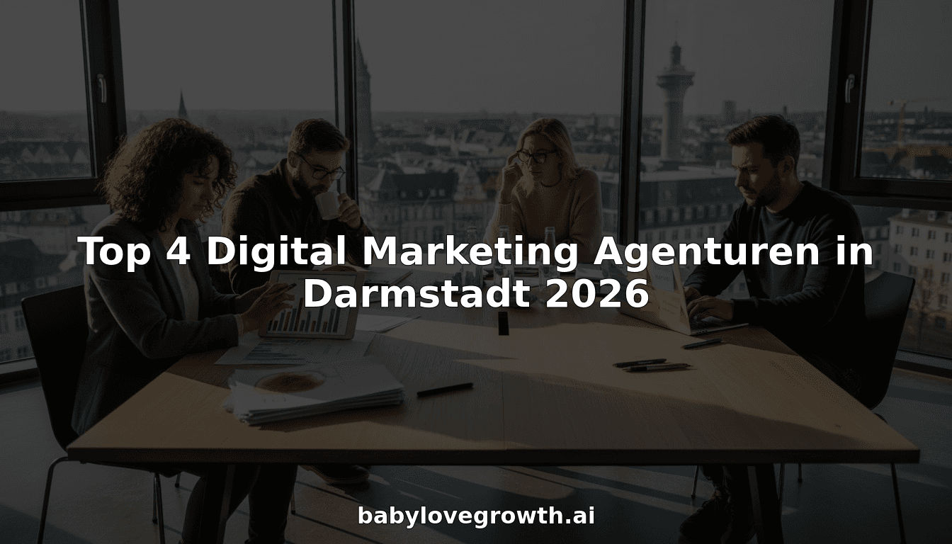 Top 4 Digital Marketing Agenturen in Darmstadt 2026